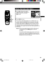 Preview for 23 page of Toshiba W-515 Owner'S Manual