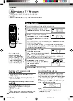 Preview for 24 page of Toshiba W-515 Owner'S Manual