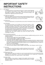 Preview for 6 page of Toshiba W-603 Owner'S Manual