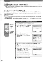 Preview for 16 page of Toshiba W-603 Owner'S Manual