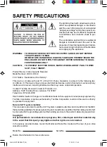 Preview for 2 page of Toshiba W-612 Owner'S Manual