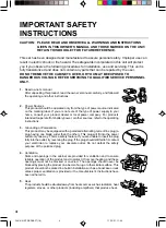 Preview for 4 page of Toshiba W-612 Owner'S Manual