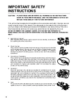 Preview for 4 page of Toshiba W-707 Owner'S Manual