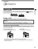 Preview for 19 page of Toshiba W-707 Owner'S Manual