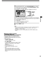 Preview for 35 page of Toshiba W-707 Owner'S Manual