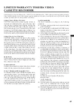 Preview for 50 page of Toshiba W-707 Service Manual