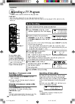 Preview for 24 page of Toshiba W-717 Owner'S Manual