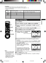 Preview for 29 page of Toshiba W-717 Owner'S Manual