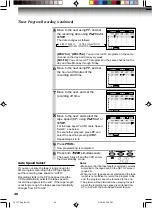 Preview for 26 page of Toshiba W-727 Owner'S Manual