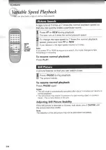 Preview for 20 page of Toshiba W603C Owner'S Manual