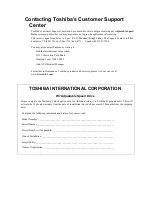 Preview for 4 page of Toshiba W7 Series Installation And Operation Manual