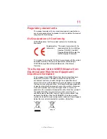 Preview for 11 page of Toshiba X70-ABT3G22 User Manual