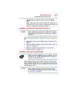 Preview for 47 page of Toshiba X70-ABT3G22 User Manual