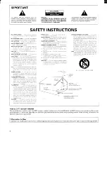 Preview for 2 page of Toshiba XB-2000 Owner'S Manual