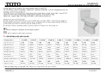 Toto CS320 Series Manual preview