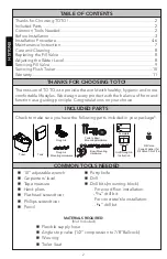 Preview for 2 page of Toto CST436 Installation And Owner'S Manual