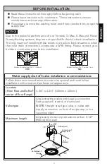 Preview for 3 page of Toto CST436 Installation And Owner'S Manual