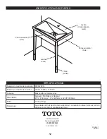 Preview for 12 page of Toto Lloyd LF930.4WCPN Owner'S Manual