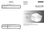 Toto NEOREST AC SN996MX CWT996CEMFX Instruction Manual preview