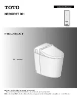 Preview for 2 page of Toto NEOREST DH TCF9575 Series Instruction Manual