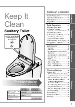 Preview for 4 page of Toto NEOREST DH TCF9575 Series Instruction Manual