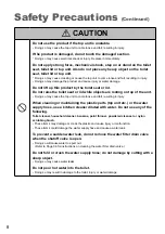 Preview for 9 page of Toto NEOREST DH TCF9575 Series Instruction Manual