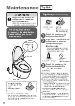 Preview for 31 page of Toto NEOREST DH TCF9575 Series Instruction Manual