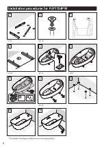 Preview for 8 page of Toto PJY1724PW Installation Manual