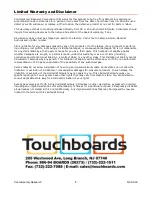 Preview for 8 page of Touchboards Contemporary Research QCA9-33 Product Manual