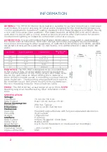 Preview for 2 page of TouchStar PP1-RX2 Installation And Maintenance Manual