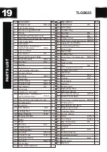 Preview for 19 page of TOUGH-WORKS TLGS625 Instruction Manual