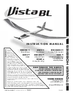 Tower Hobbies VistaBL Instruction Manual preview