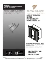 Town & Country Fireplaces 22080041 Installation And Servicing Instructions preview