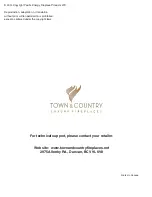 Preview for 48 page of Town & Country Fireplaces TCWS38 Installation And Operating Instructions Manual