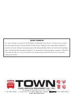 Preview for 20 page of Town Food Service Equipment MBR 36 Installation Instructions Manual