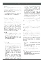 Preview for 14 page of TOWNGAS Mia Cucina MY60 User Manual