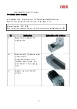 Preview for 21 page of Toyo Single Axis Series Installation Manual