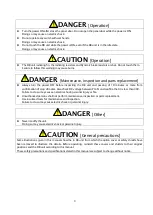 Preview for 4 page of TOYODenki VFDB2009 Series Operation Manual