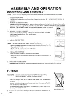 Preview for 7 page of Toyostove RSA-10 Operation And Maintenance Instructions