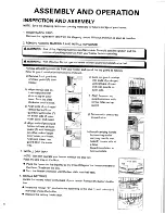 Preview for 8 page of Toyostove WC-105R Operation And Maintenance Instructions