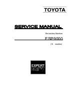 Preview for 1 page of Toyota ESP9000 Service Manual