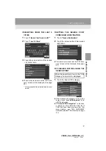 Preview for 67 page of Toyota VENZA NAVI User Manual