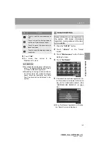 Preview for 123 page of Toyota VENZA NAVI User Manual