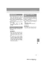 Preview for 307 page of Toyota VENZA NAVI User Manual