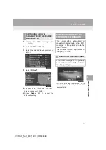 Preview for 221 page of Toyota Verso Navi Manual