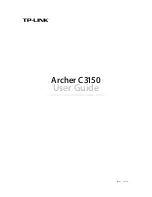 TP-Link ARCHER C3150 User Manual preview