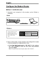 Preview for 3 page of TP-Link Archer D2 Quick Installation Manual