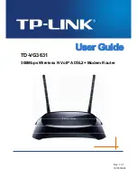 TP-Link TD-VG3631 User Giude preview