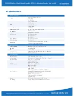 Preview for 2 page of TP-Link TD-W8980B Specifications