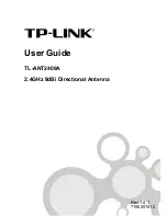 TP-Link TL-ANT2409A User Manual preview